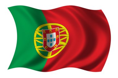 Flag of Portugal clipart