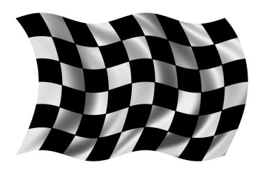 Race flag clipart