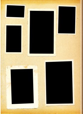 Blank photo album clipart