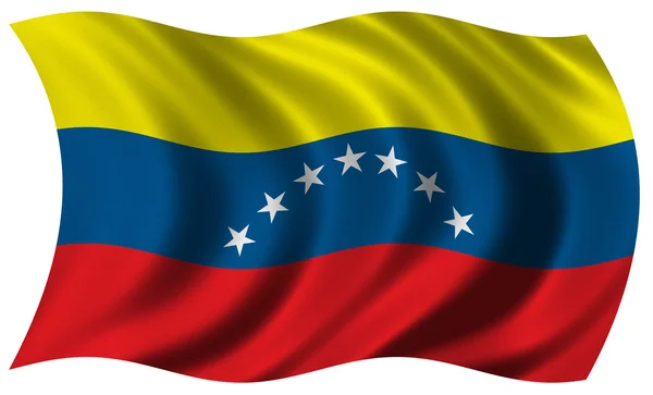 委内瑞拉的旗子 — 图库照片