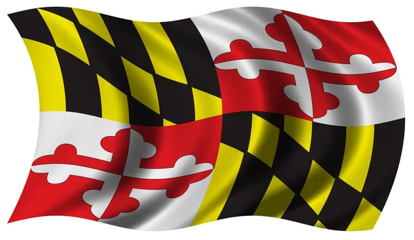 Bandeira de Maryland — Fotografia de Stock