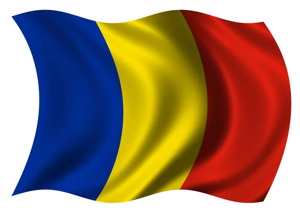 Bandeira da Roménia — Fotografia de Stock