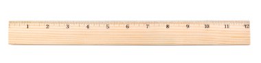 Wooden ruler clipart