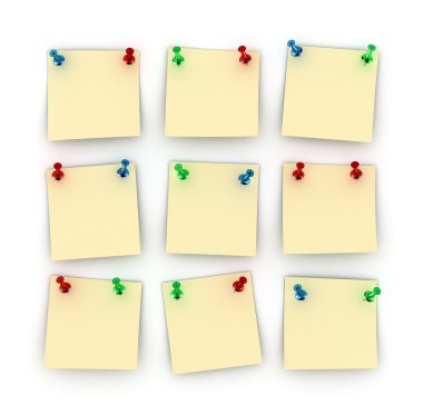 Postit notes clipart