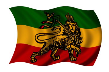 Rastafarian flag clipart