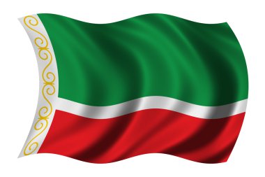 Flag of Chechnya clipart