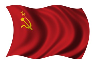 Flag of the Soviet Union clipart