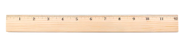 Drewnianą linijkę — Zdjęcie stockowe