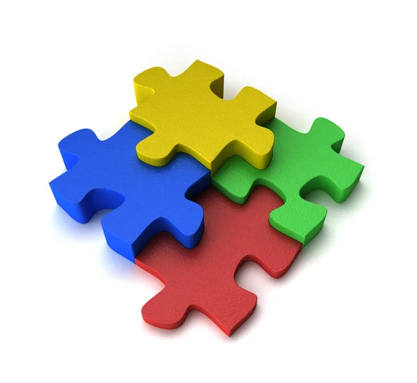 Colorful puzzle — Stock Photo, Image
