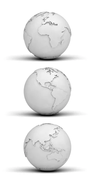 紙の地球儀 — ストック写真