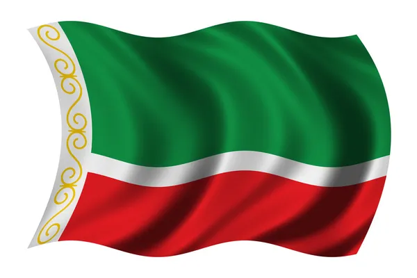 Bandeira da Chechénia — Fotografia de Stock