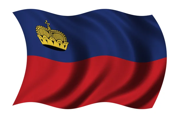 Bandera de Liechtenstein —  Fotos de Stock