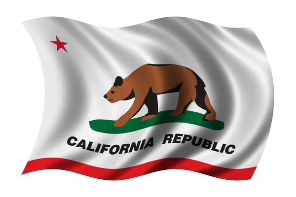 カリフォルニア州の旗 — ストック写真