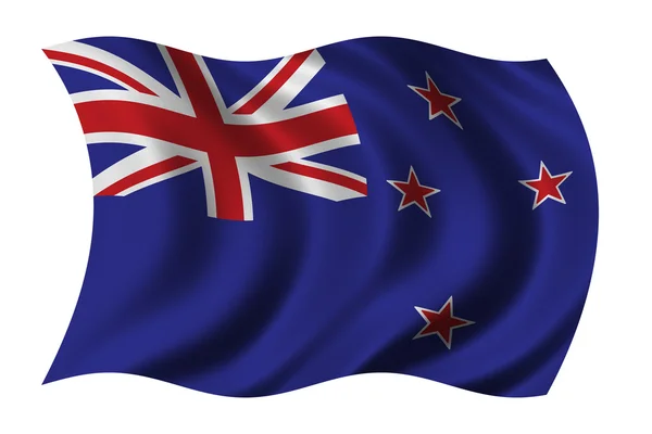Прапор Нової Зеландії — стокове фото