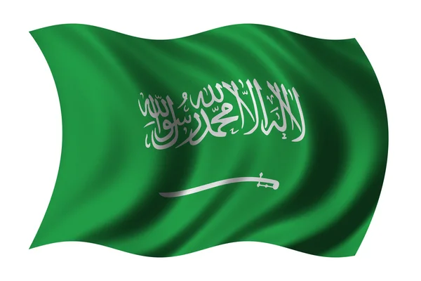 Drapeau de l'arabie saoudienne — Photo