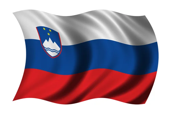 Bendera Slovenia — Stok Foto