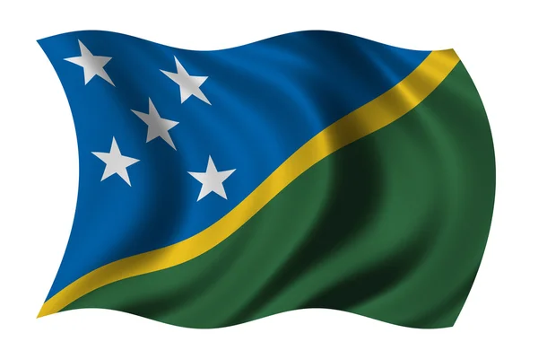 Bandera de las Islas Salomón —  Fotos de Stock