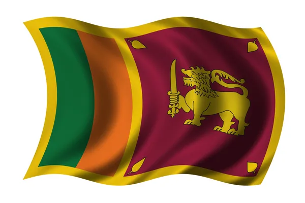 Srí lanka zászlaja — Stock Fotó