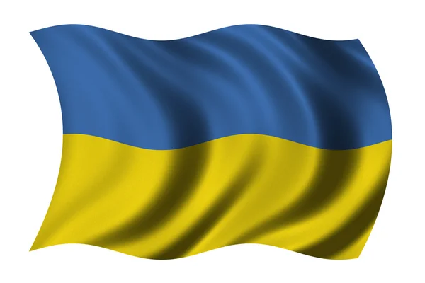 Ukrainan lippu — kuvapankkivalokuva