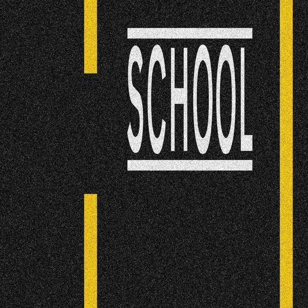 School zone — Stockfoto