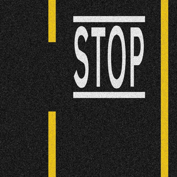 Stop marking — Stock Photo, Image