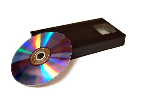 stock image VCR and DVD