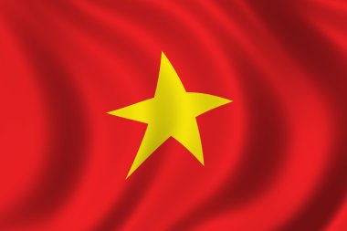 Flag of Vietnam clipart