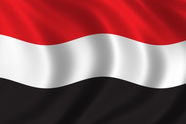 Flag of Yemen clipart
