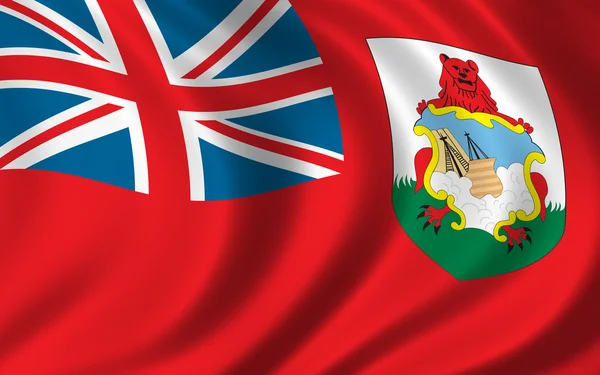 Flagge von Bermuda — Stockfoto
