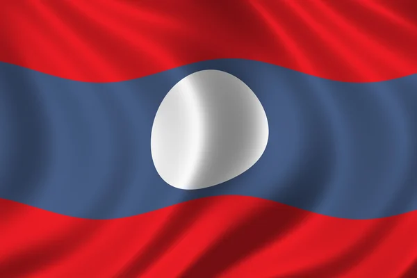 Флаг Лаоса — стоковое фото