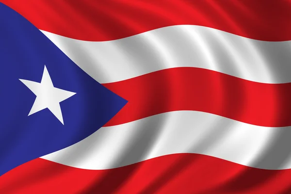 Bandera de Puerto Rico — Foto de Stock