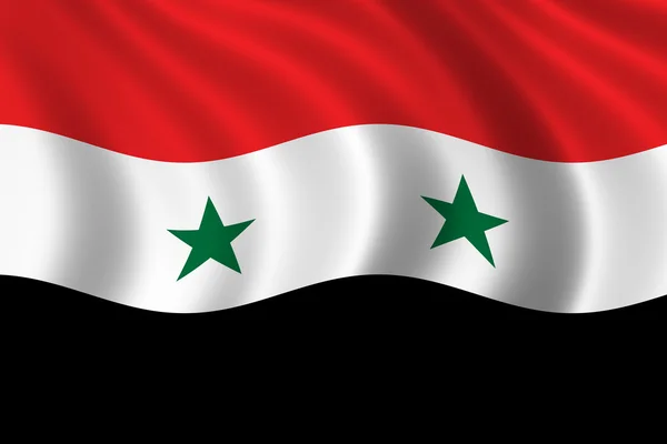Drapeau de Syrie — Photo