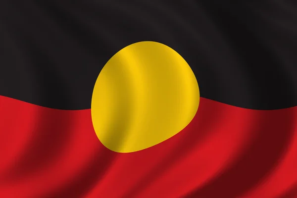 Bandera aborigen — Foto de Stock