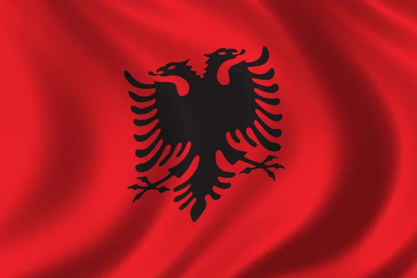 Flag of Albania — Stock Photo, Image