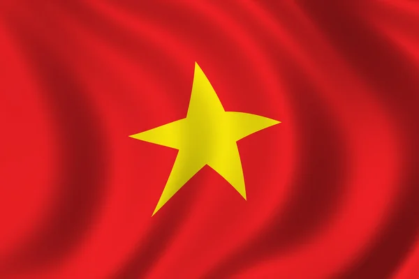 越南的旗子 — 图库照片