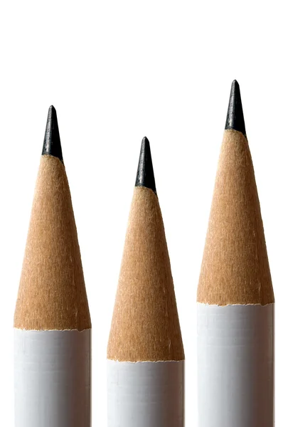 Biały ołówki — Zdjęcie stockowe