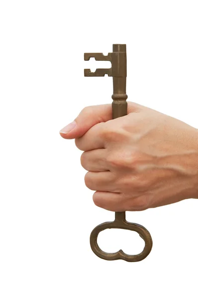 Holding the key — Stock Photo, Image