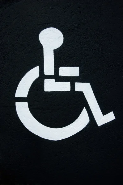 Χώρος στάθμευσης αναπηρίας — Φωτογραφία Αρχείου