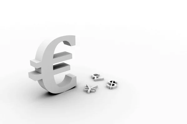Stark euro — Stockfoto