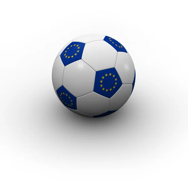 Pelota de fútbol europeo — Foto de Stock