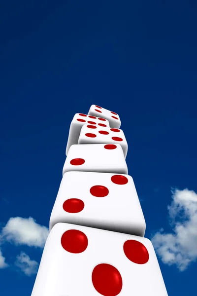 Torre de dados — Fotografia de Stock