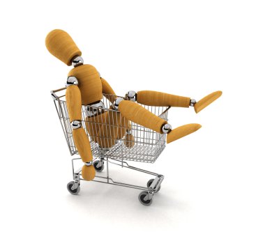 Shopped out clipart