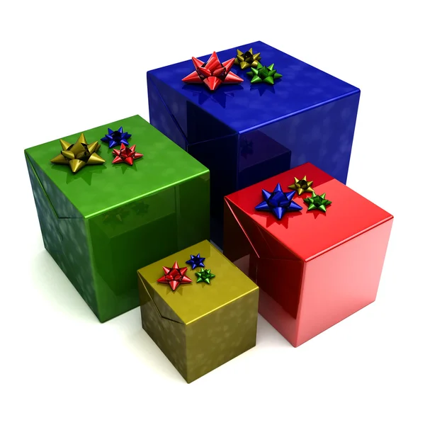 Cuatro regalos — Foto de Stock