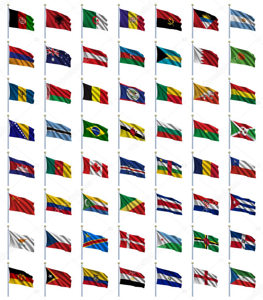 World Flags Set 1 of 4
