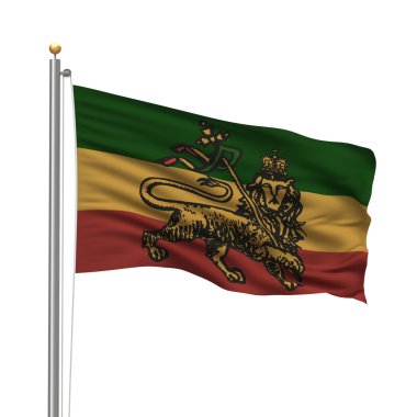 Rastafarian flag clipart