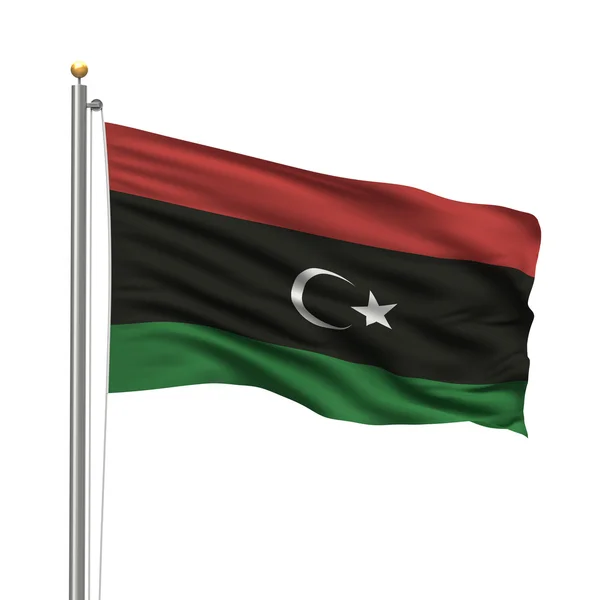 Flaga królestwa Libii — Zdjęcie stockowe