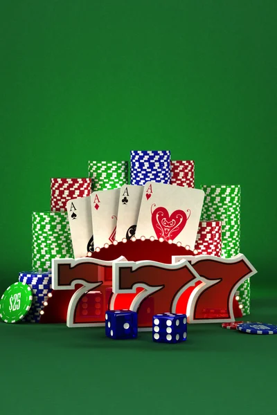 赌场概念 — 图库照片