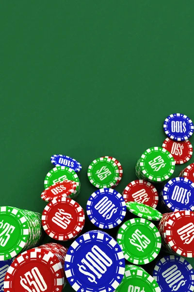 Fondo de fichas de poker — Foto de Stock