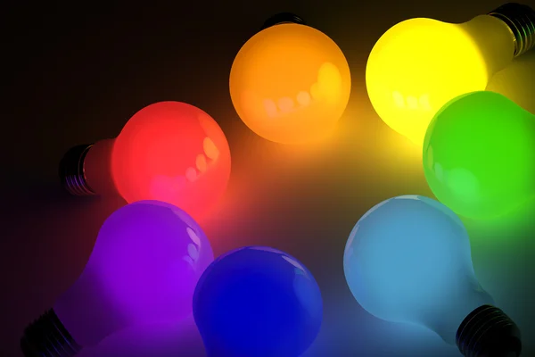 Ampoules colorées — Photo