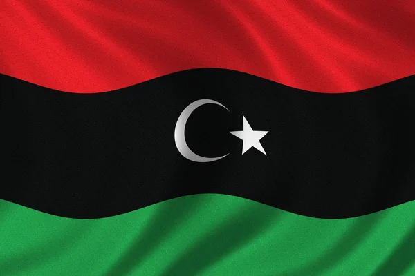 Království Libyjská vlajka — Stock fotografie